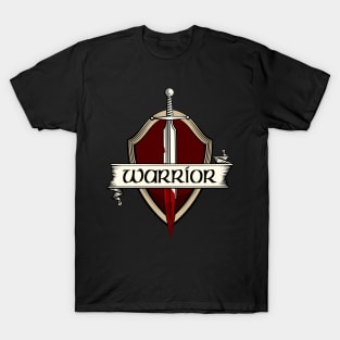 Sword Warrior Coat Of Arms Medieval Sword Fight T-Shirt